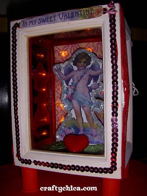 valentine's day shadow box