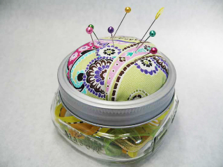 Canning Jar Pin Cushion