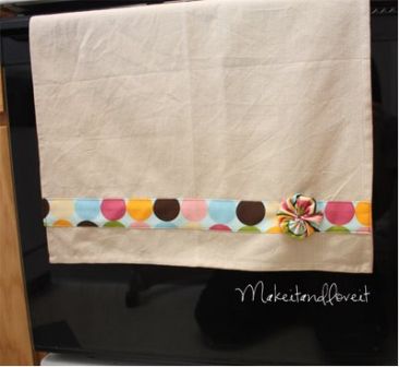 Embellished Tea Towel