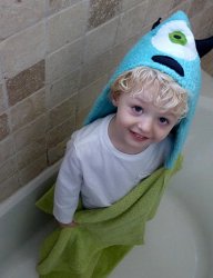 Imaginative Character Hooded Towel