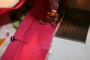 Patterned Ski Vest for Kids Sewing Bias Tape