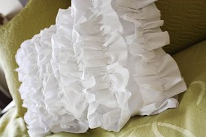 Cascading Ruffle Pillow