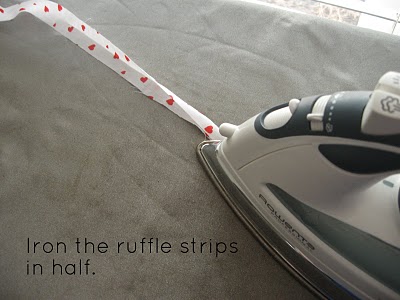 Ironing Ruffle Strips