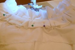 White and Cream Ruffle Dress-6