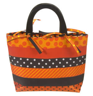 Zig Zag Ribbon Tote Bag