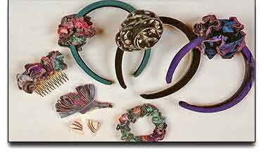 Sewn Hair Accessories and Earrings