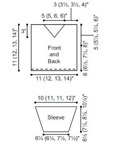 Soft and Cuddly Huggable Hoodie Schematic