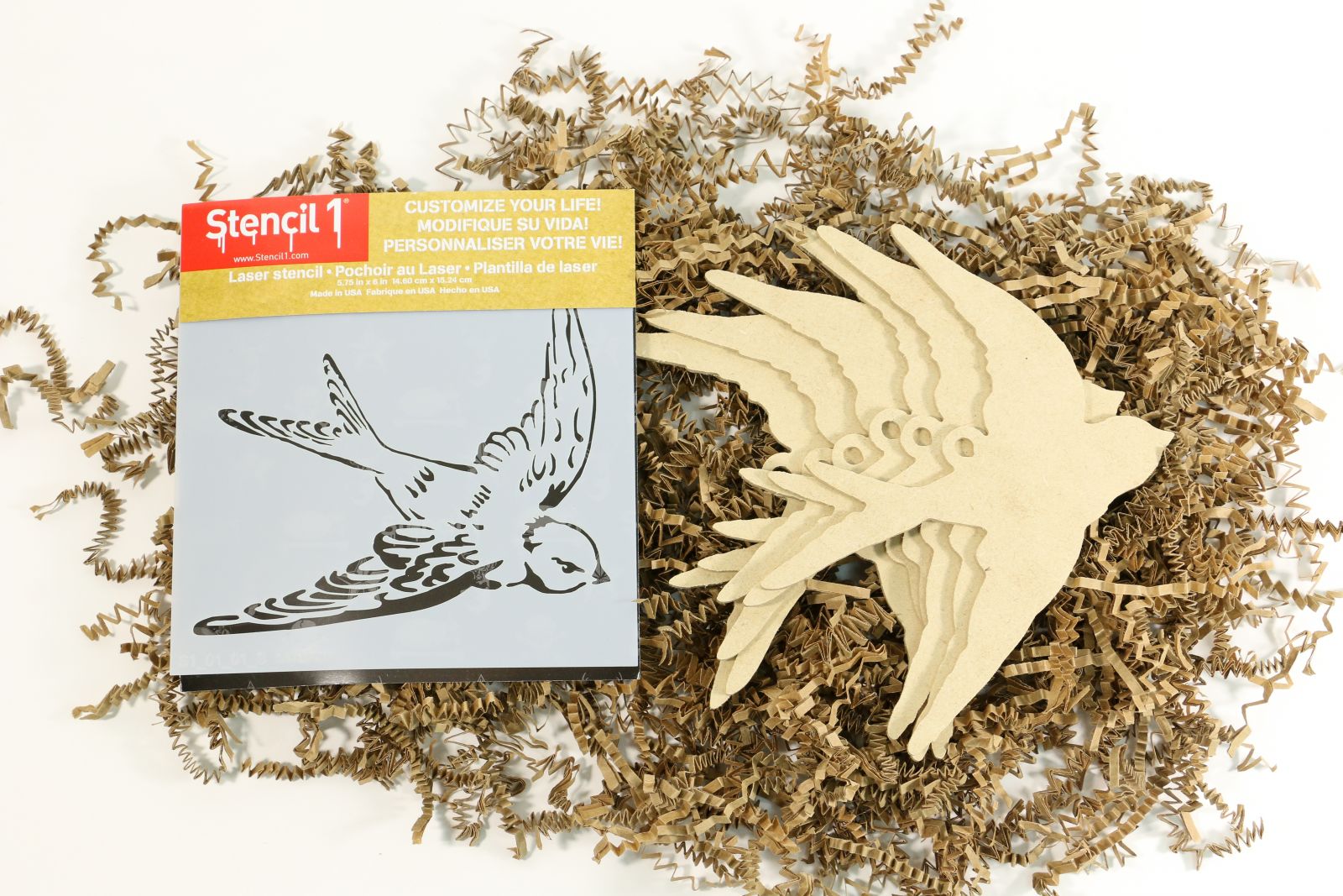 Stenciled Ornament Kit from Stencil1