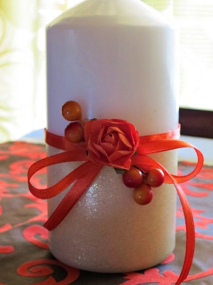 Autumn Harvest Pillar Candle