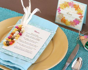 Quilled Thanksgiving Place Setting