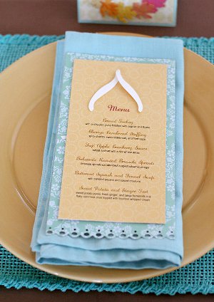 Quilled Thanksgiving Place Setting