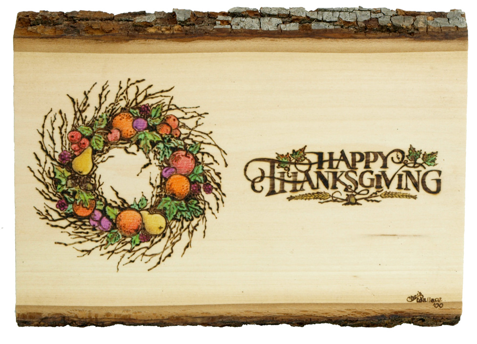 Thanksgiving Wood Plaque