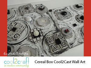 Transform Cereal Boxes into Wall Art