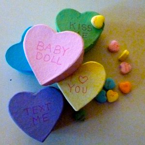 Mini Conversation Heart Gift Boxes