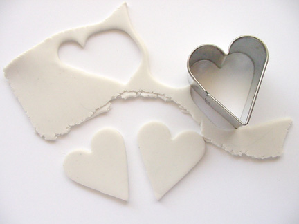 Valentine's Day Clay Hearts Step 1
