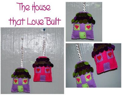 Valentine House Ornaments