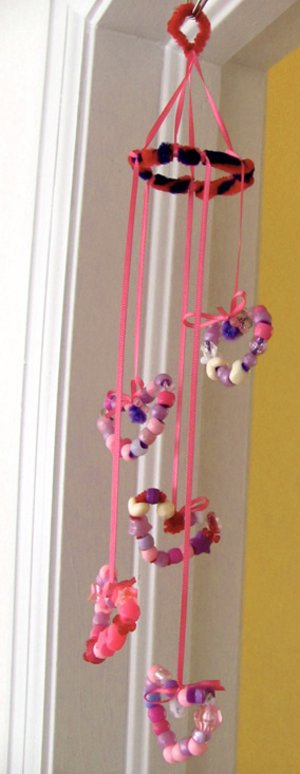 Hanging Hearts Mobile