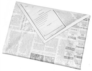 Newsprint Clutch