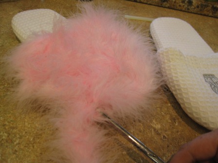 Feather Slippers
