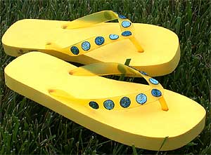 Yellow Flip Flops