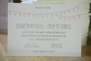 Handmade Letterpress Wedding Invitations