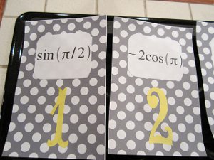 Geeky Math Table Numbers