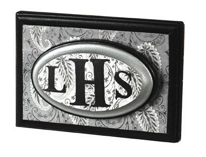 Monogram Plaque for Newlyweds