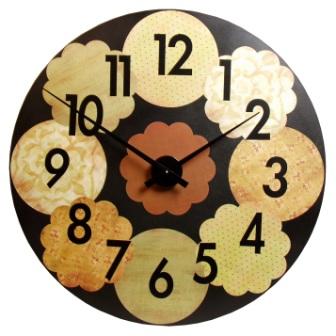 Big Circle Wood Clock