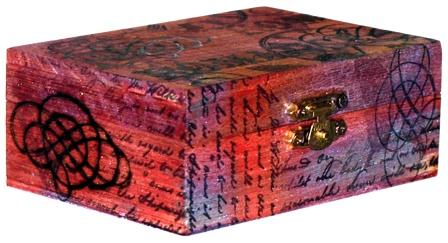 Woodburned Decorative Box