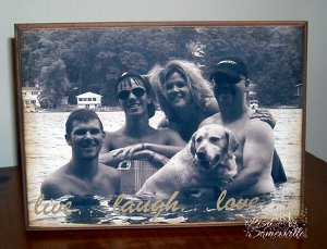 Wooden Photo Plaque