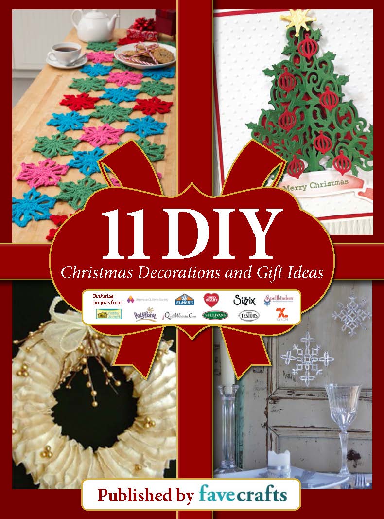 11 DIY Christmas Decorations and Gift Ideas free eBook