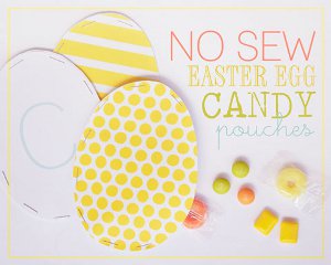 Egg Shaped Candy Pouches