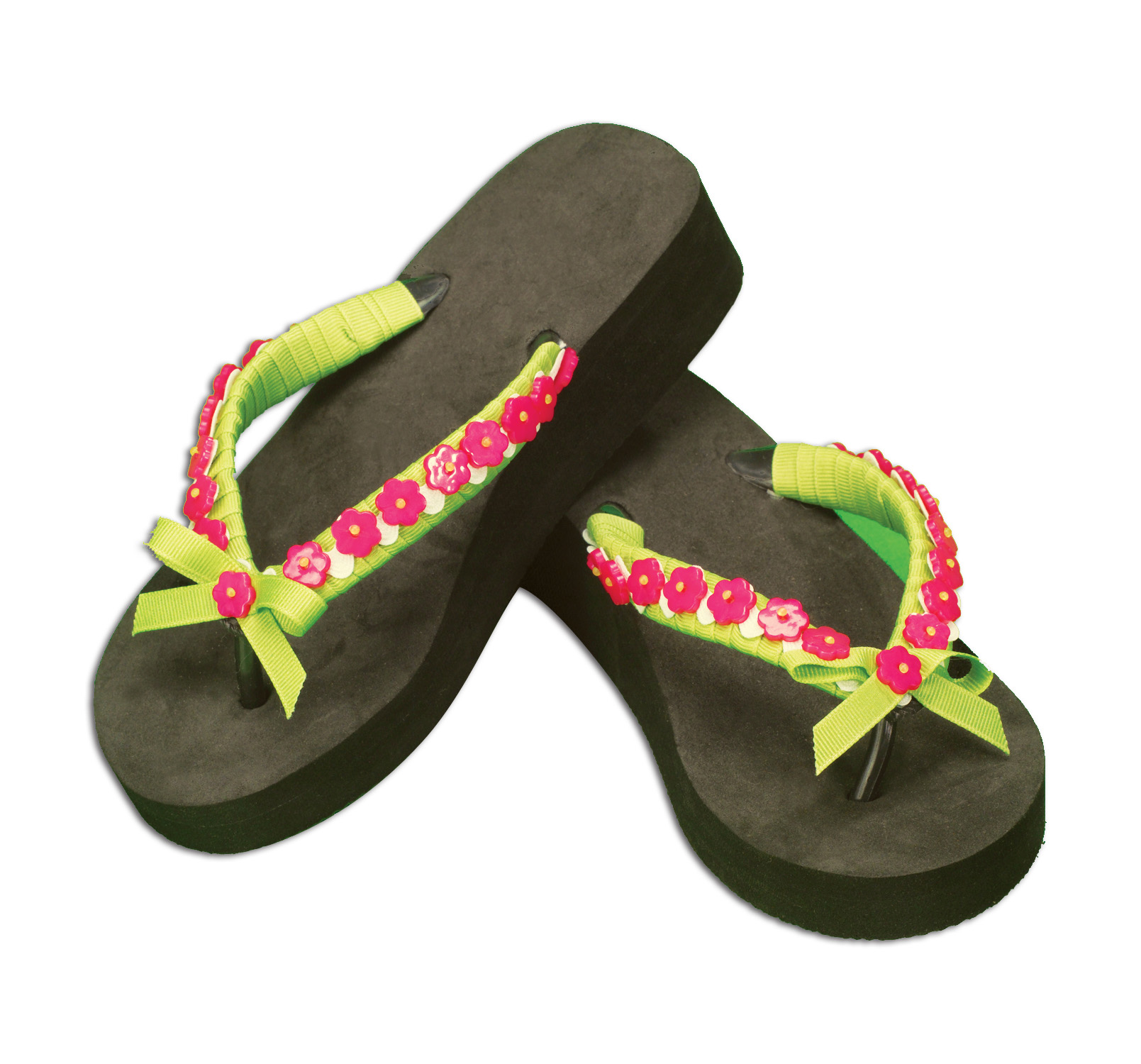 Embellished Flip Flops