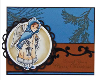 Forest Angel Christmas Card