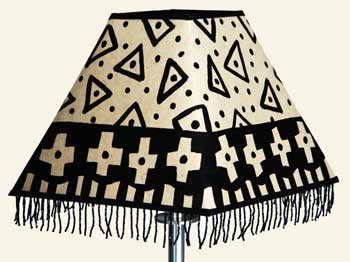 Decorated Fringe Lamp Shade