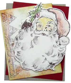 Jolly Santa Card