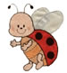 Ladybug Applique