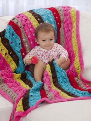 Modern Lovey Baby Afghan FaveCrafts
