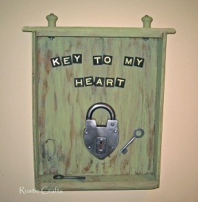 Vintage Key to My Heart Art