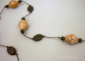 Volcanic Knotted Necklace